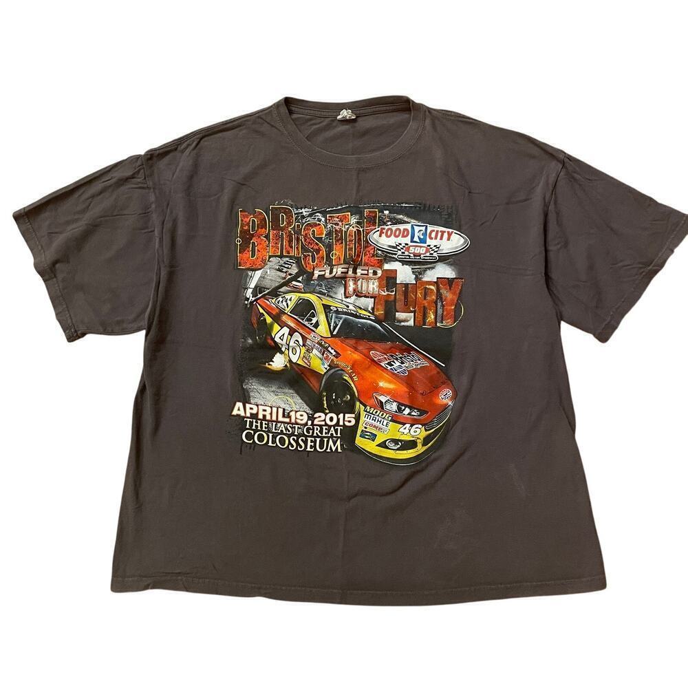 Bristol Food City 500 NASCAR Tee 2XL | 2015 Race Lineup, Dale Earnhardt Jr.